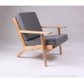 Mobiliário de moldura de madeira maciça de cadeira hans